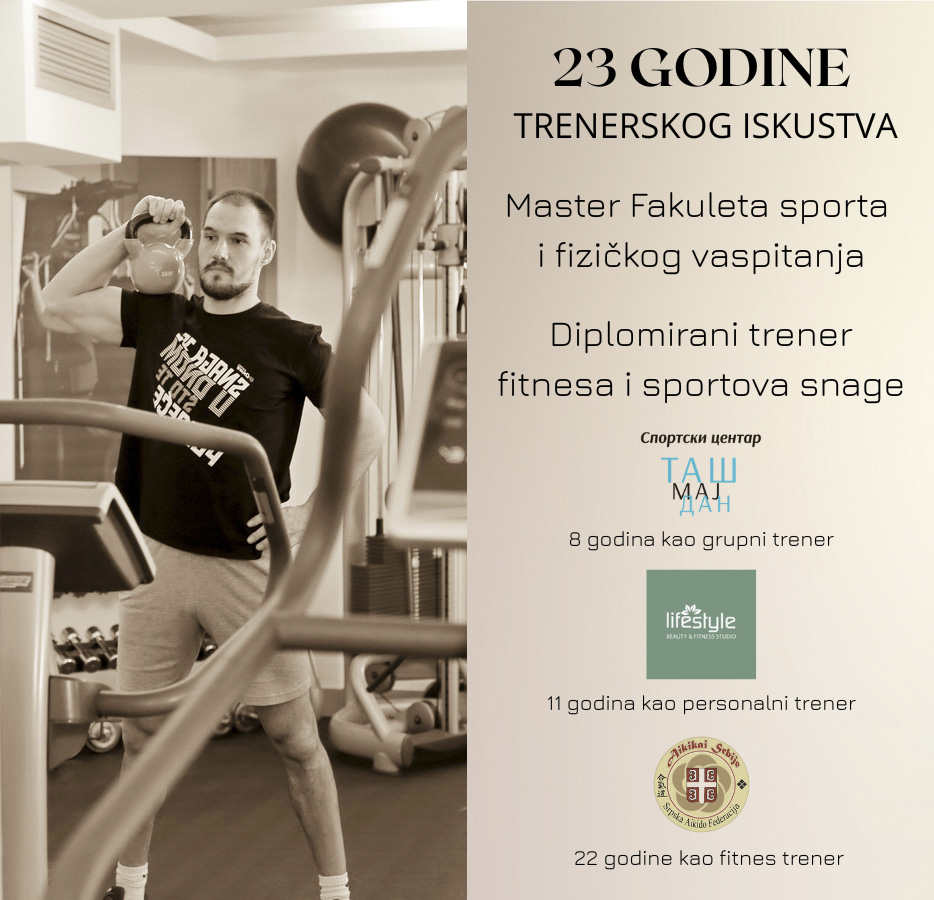 Stefan Nevrkla, Master Fakulteta Sporta i fizičkog vaspitanja, diplomirani trener fitnesa i sportova snage