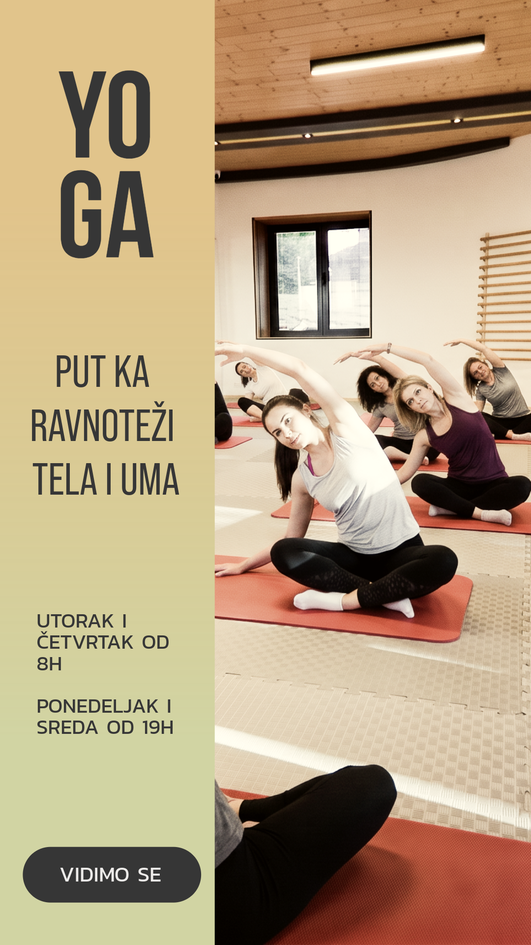 yoga trening karaburma
